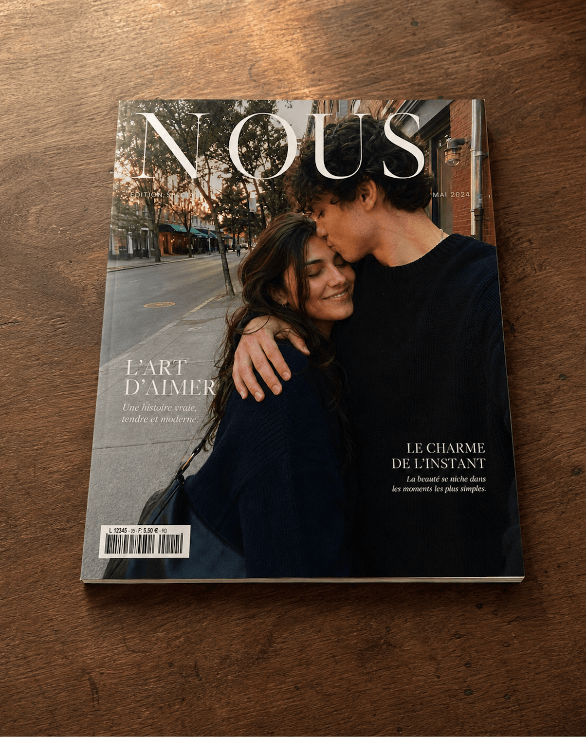 Couverture d'un magazine photo Unicover au format Signature, 24 pages