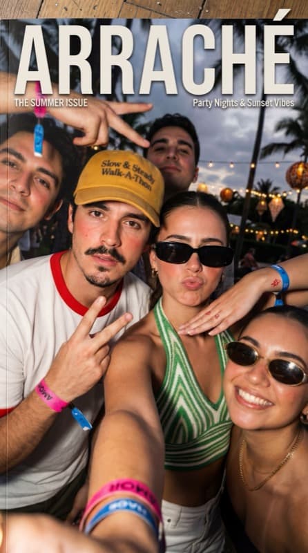 Magazine amitié entre amis avec souvenirs d'été